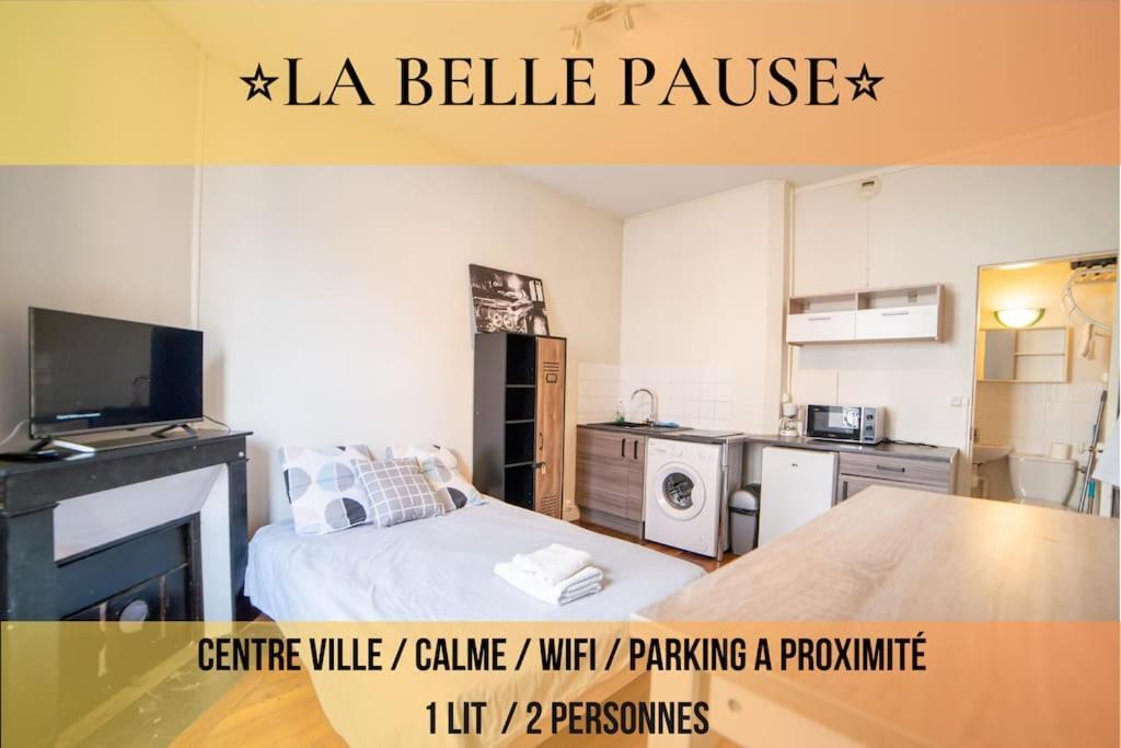 La Belle Pause - Studio Auxerre Proche Parking 외부 사진